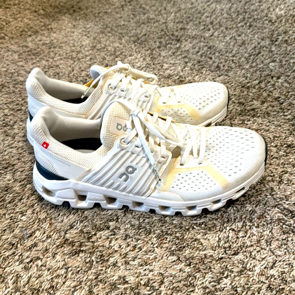 On cloud shoes